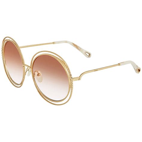 chloe round sunglasses